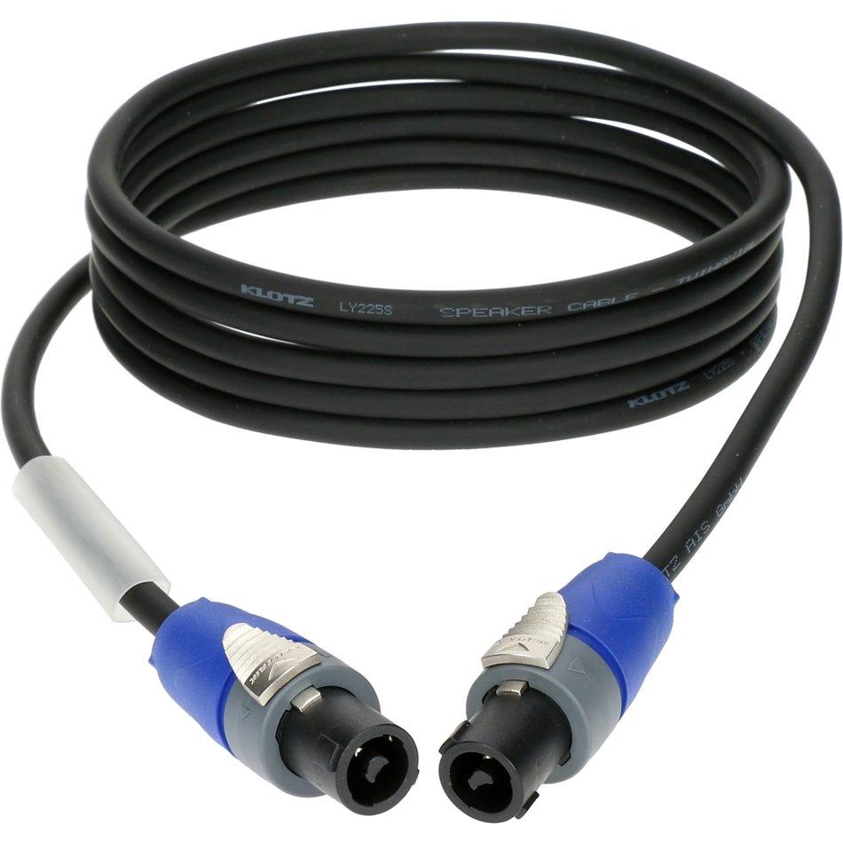 Cable Hautparleur, Speakon 15m - Speakon, 2.5mm² Black