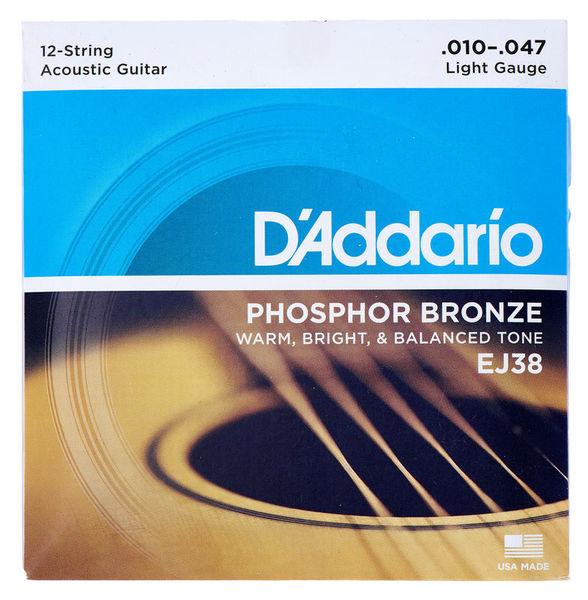 D'Addario EJ 12-String Light 10-47 Set