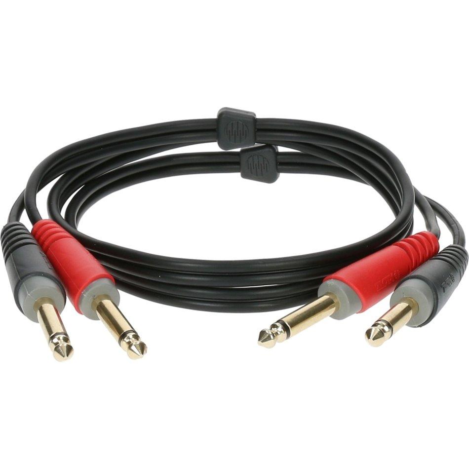 AT-JJ unbalanced stereo twincable with jack 6 m
