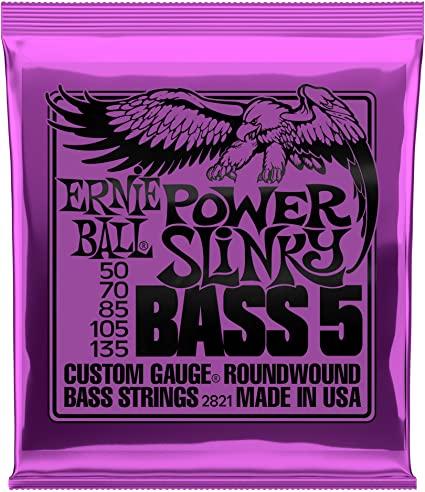 Ernie Ball Power Slinky 5-string Bass Nickel Wound 50-135 Set