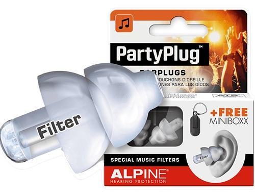 PartyPlug earplugs, transparent 