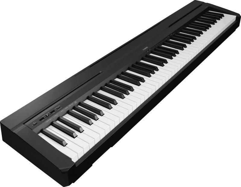 Compact portable piano 