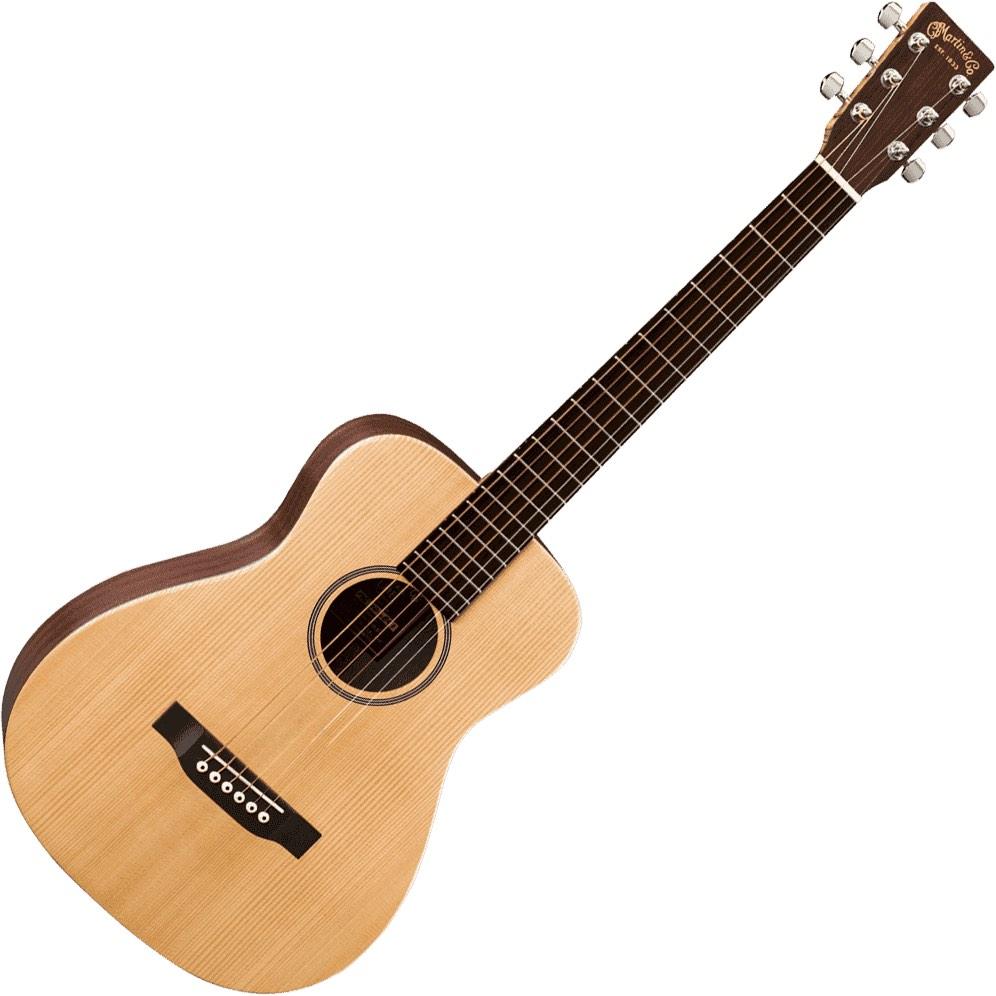 Martin LX1E Little Martin Travel Acoustic Guitar Natural, incl. Gigbag 