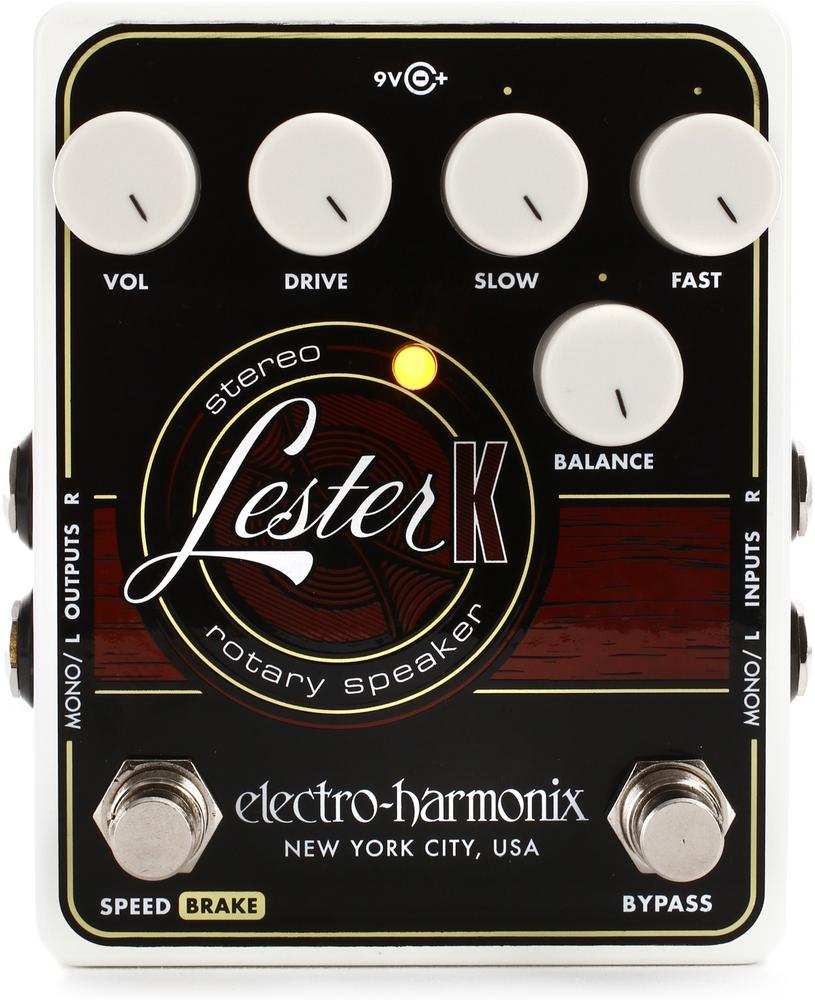 Electro-Harmonix Lester-K Rotary Speaker-Emulator Pedal 