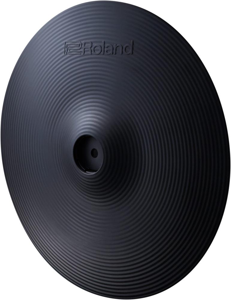 Advanced 12-inch crash cymbal pad with a thin profile