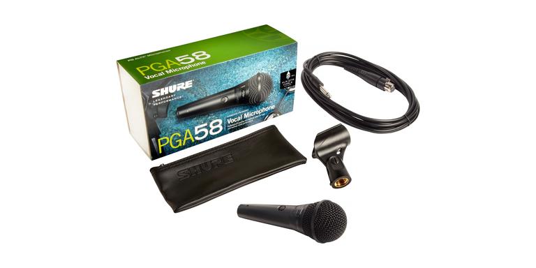 Dynamic Vocal Microphone with QTR cable