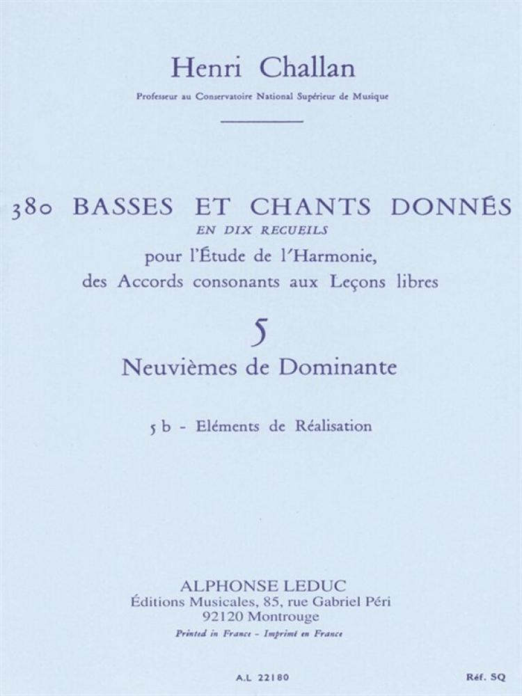 380 Basses et Chants Donnés Vol. 5B