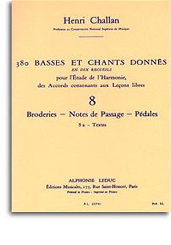 380 Basses et Chants Donnés Vol. 8A