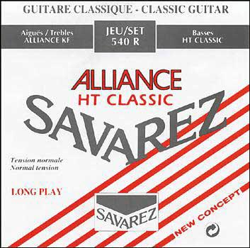 Set Cordes Guitare Classique Savarez - CSA 540R- Rouge Tirant Normal