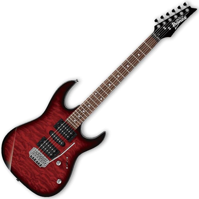 GRX70QATRB E Guitar GIO Series GRX70QA - Transparent Red Burst 