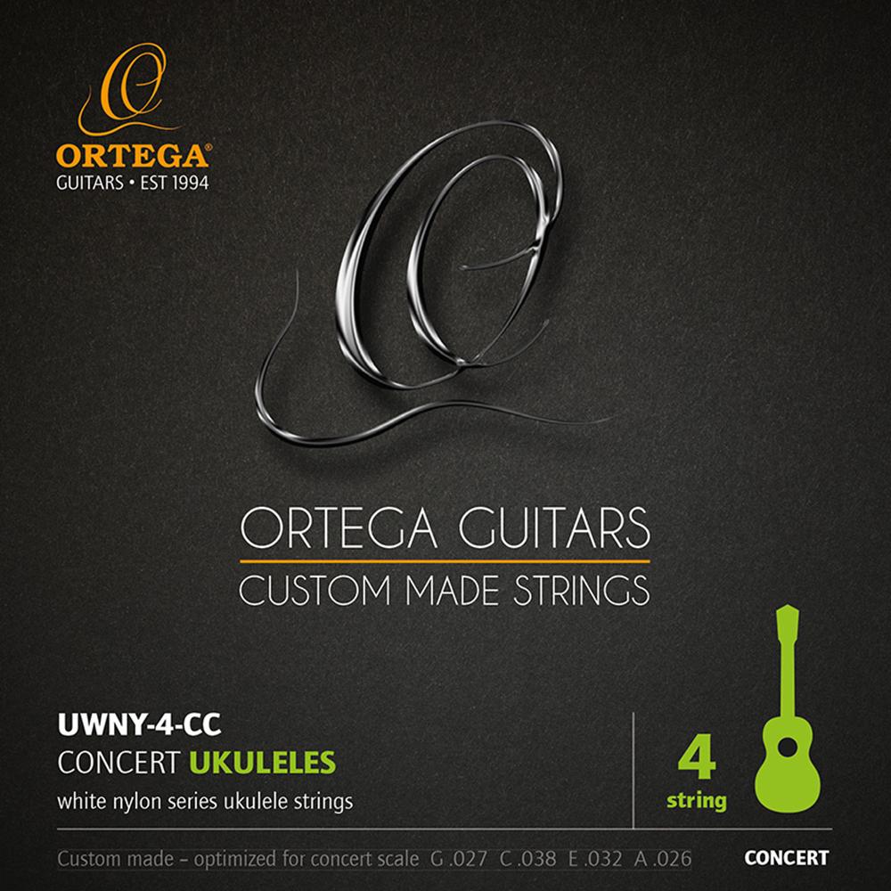 Ukulele Str. Concert Ortega white nylon series 2 x Wound