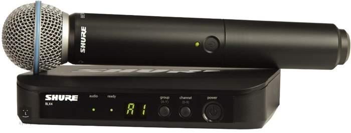 Handheld Wireless Vocal System with Beta58 Microphone - 518-542 MHz