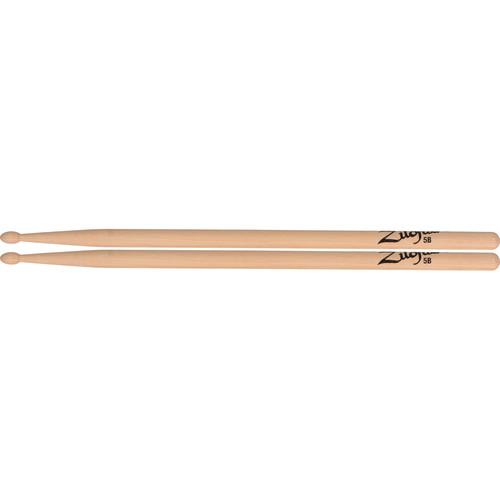 ZILDJIAN Drumsticks, Hickory Wood Tip 5 B Natural