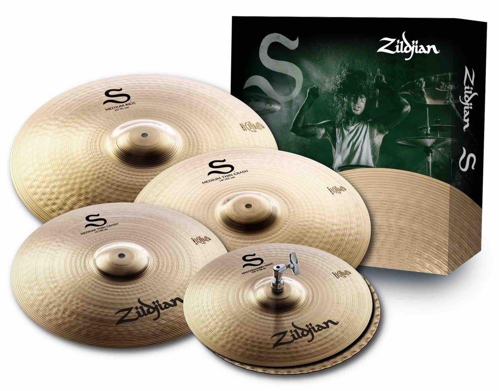 ZILDJIAN Cymbal set, S Family, Performer Cymbal Pack, 14H/16+18Cr/20R