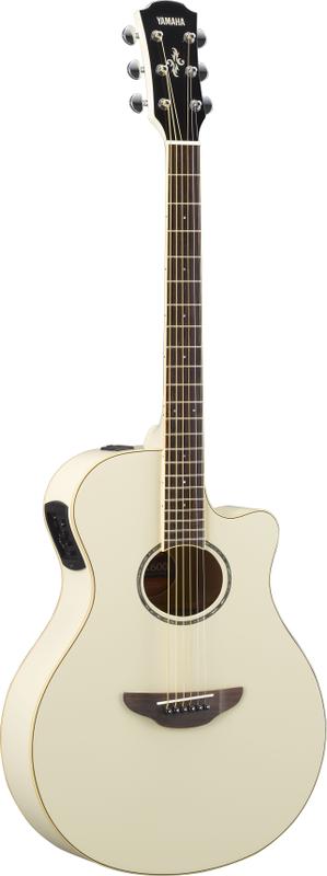 APX600 Natural Yamaha Electro-Acoustic Guitar # Vintage White