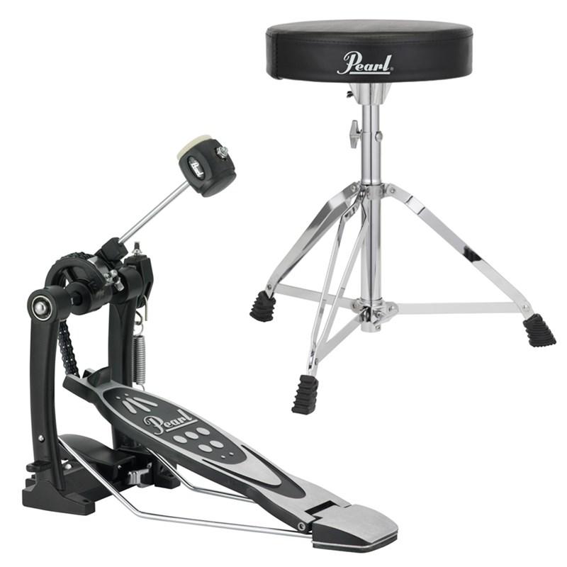 Drum Throne D-50 and Bass Drum Pedal P-530 Pack