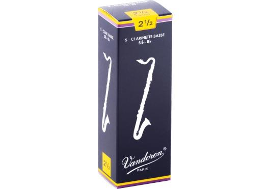 Clarinette Basse boite de 5 anches Traditionnelles - Force 2,5 