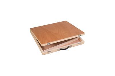Case made of high-quality pine; for resonator bars, soprano or alto range; each holds one chromatic octave