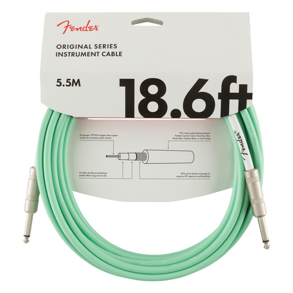Original Series Instrument Cable, 18.6', Surf Green 