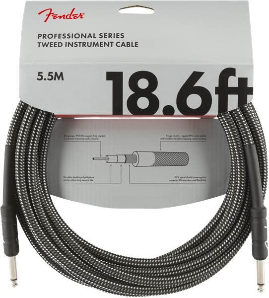 Professional Series Instrument Cable, 18.6', Gray Tweed 