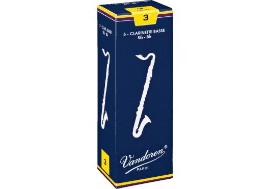 Clarinette Basse boite de 5 anches Traditionnelles - Force 3