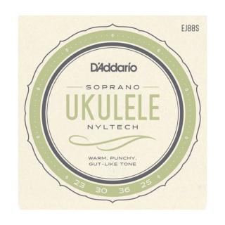 D'Addario EJ88S Nyltech Ukulele Strings, Soprano ( Sol,Do,Mi,La )