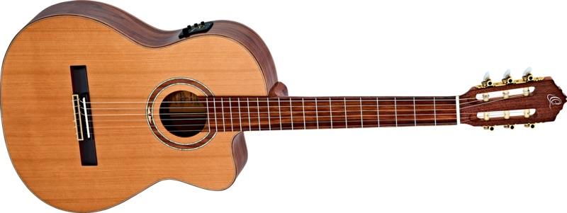 Ortega RCE-159 MN Spanish Heel Guitar w/Tuner