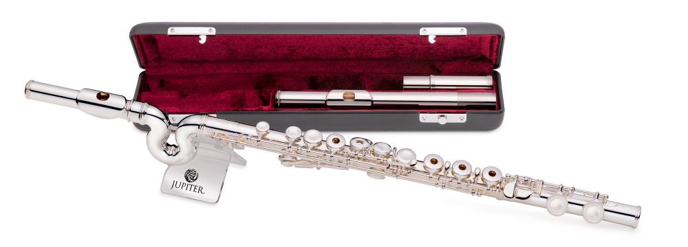 JUPITER Flute traversière, Waveline., clés creux, mi méchanique, patte do + Extention-Kit ( standard price 999.- )