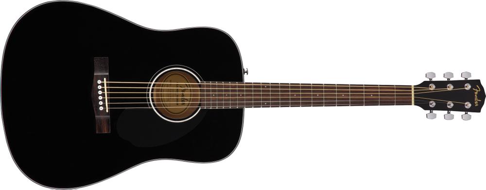 Solid Spruce Dreadnought Guitar CD-60S, Black