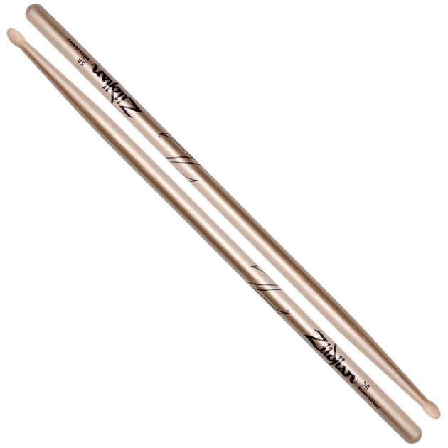 ZILDJIAN Drumsticks, Chroma  Wood Tip 5 A Gold