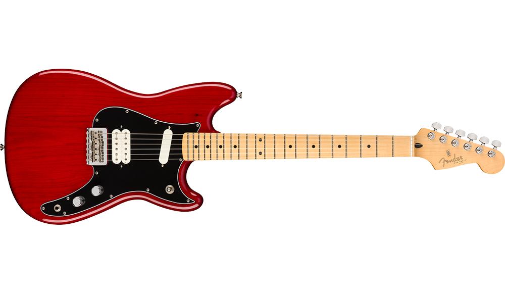 Player Duo-Sonic™ HS, Maple Fingerboard, Crimson Red Transparent 