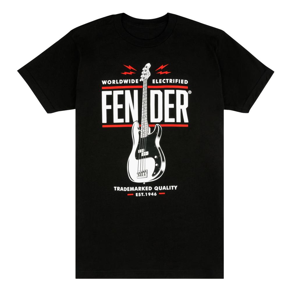 Fender® P-Bass TM T-Shirt BLK Medium