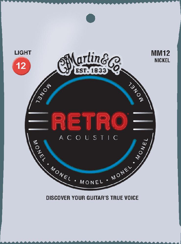 Martin: CMA MM12, Acoustic Retro Monel Strings Light 12-54