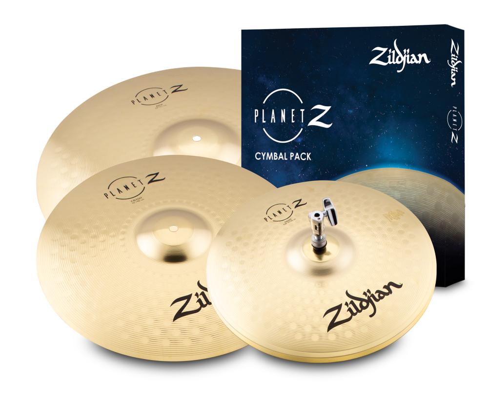 Planet Z Complete Cymbal Pack | 14“ Hats, 16“ Crash, 20“ Ride