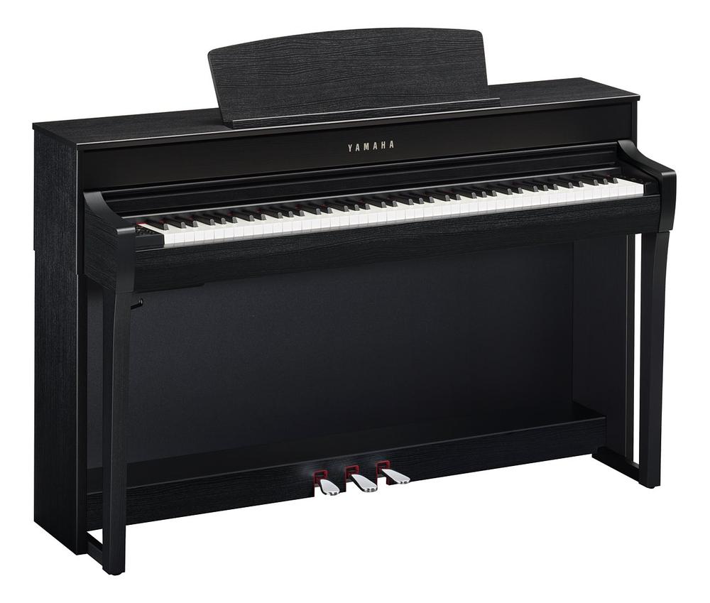 Intermediate Digital Piano Clavinova - 88 GrandTouchS wooden keyboard , Bluetooth (MIDI/Audio) # Black  