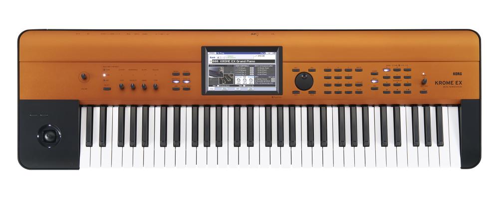 Music Workstation with 61 Natural Touch Keys EX Copper Finish