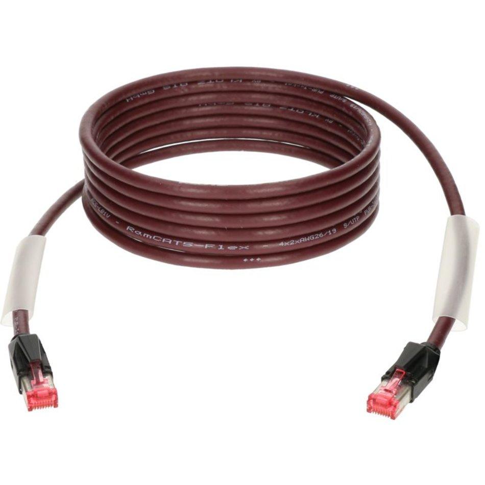 RC5RR..V highly flexible RamCAT network cable for the use on the road 1m