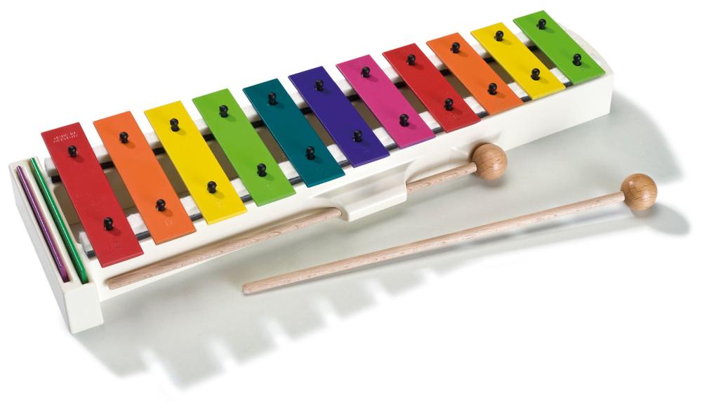 BWG Boomwhackers Glockenspiel, c3-f4 13 with boomwhackers colored steel bars ( now included B-SG/GS Bag )