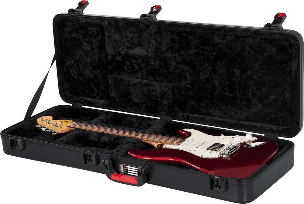 E-Guitar case polyethylene Black ( dimensions 1041 x 419 x 152 mm )