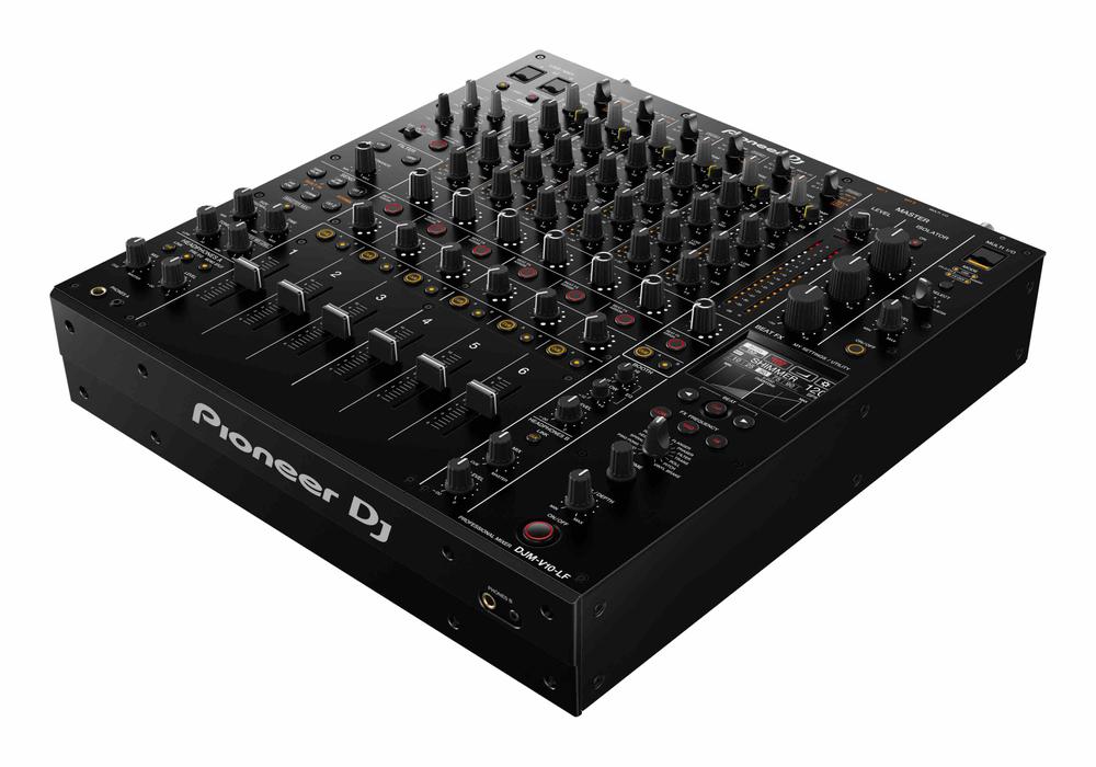 6-channel pro DJ mixer, longer channel faders 