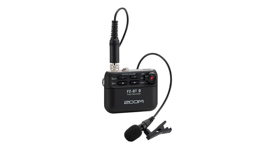 Field Recorder with Bluetooth and Lavalier Microphone 