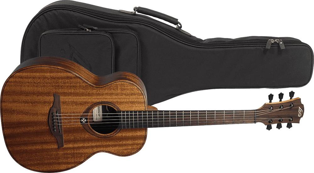 Acoustic Guitar Model Traveling Khaya ( including Guitar Bag )