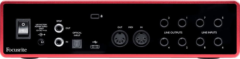 Scarlett G3 - 18 in/8 out USB-C audio interface