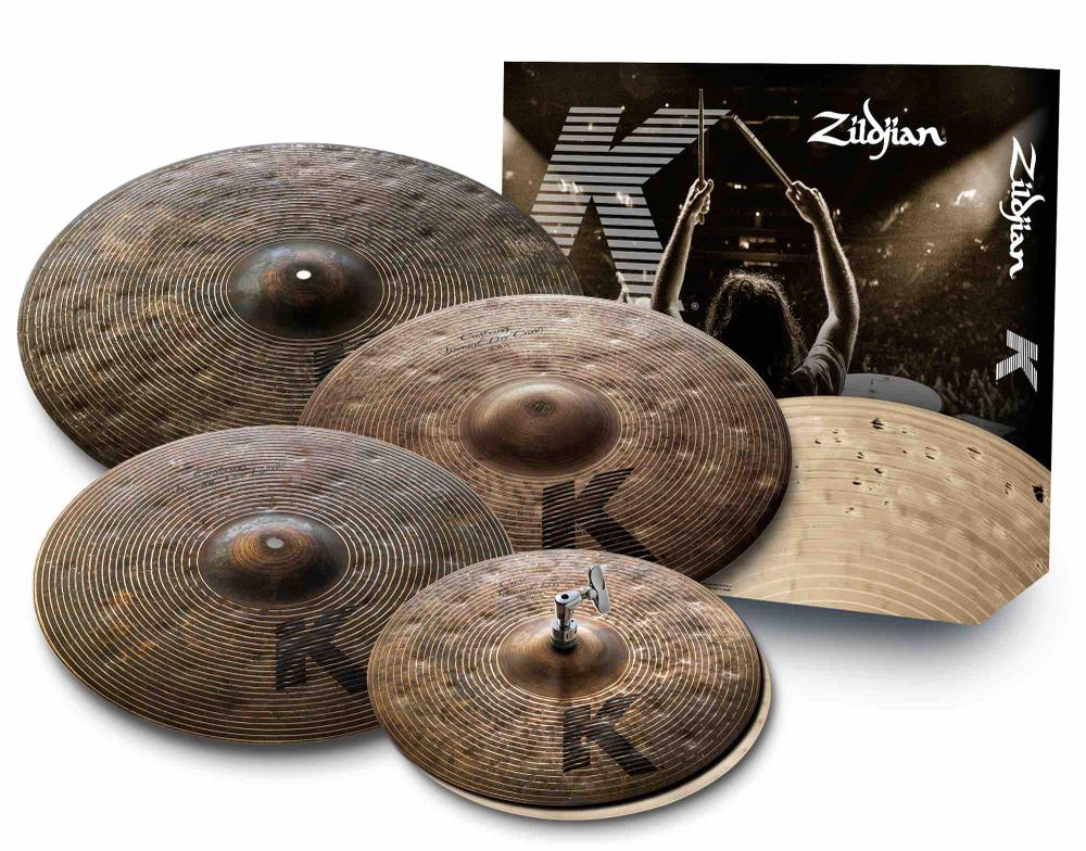 ZILDJIAN Cymbal set, K Custom, Special Dry Cymbal Pack, 14H/16+18Cr/21R