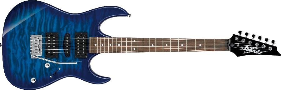 GRX70QA TBB E Guitar GIO Series GRX70QA - Transparent Blue Burst 