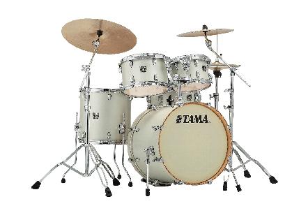 Superstar Classic Maple Fusion Shell Set CL50RS-SAP Colour: Satin Artic Pearl Configuration: 20"x16" Bass Drum, 10"x07" Tom ,12"x08" Tom, 14"x14" Floortom