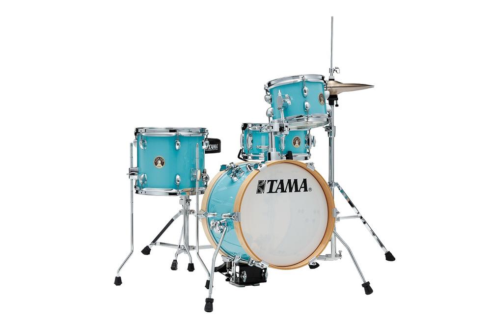 Club-Jam Flyer 4PC Drum Kit included Hardware Kit - Aqua Blue ( available October )