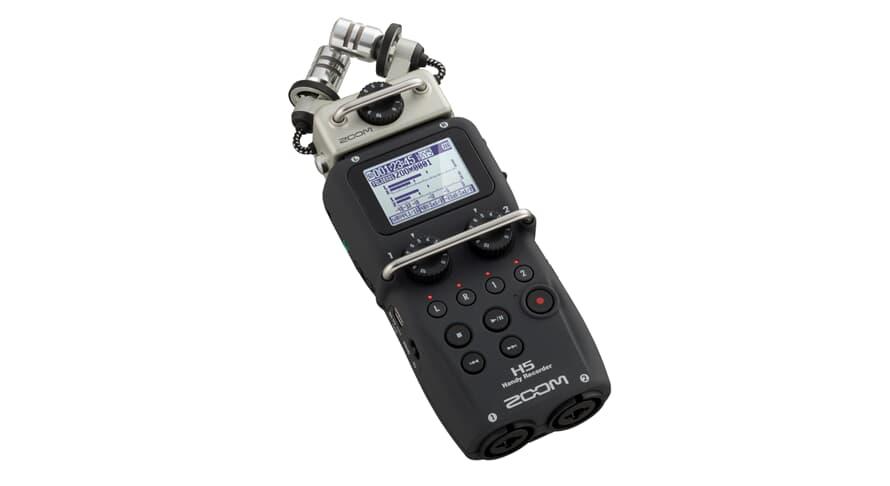 H5 Portable Compact Wave/MP3 Recorder with XLR Inputs