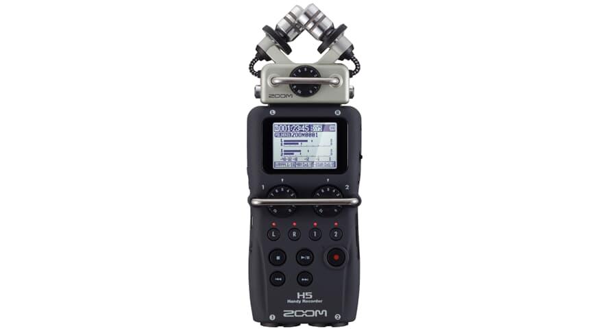 H5 Portable Compact Wave/MP3 Recorder with XLR Inputs