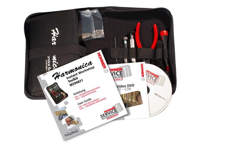 Hohner Tool Kit Pro - Set d’outils, Outils d’atelier, pour harmonicas